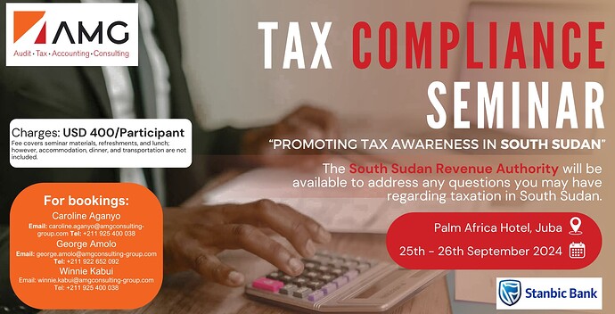 Tax Compliance Seminar- Email Poster