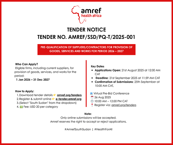 social media - tender notice