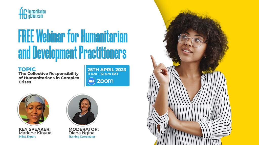 FREE Webinar for Humanitarian and Development Practitioners (25th April ...